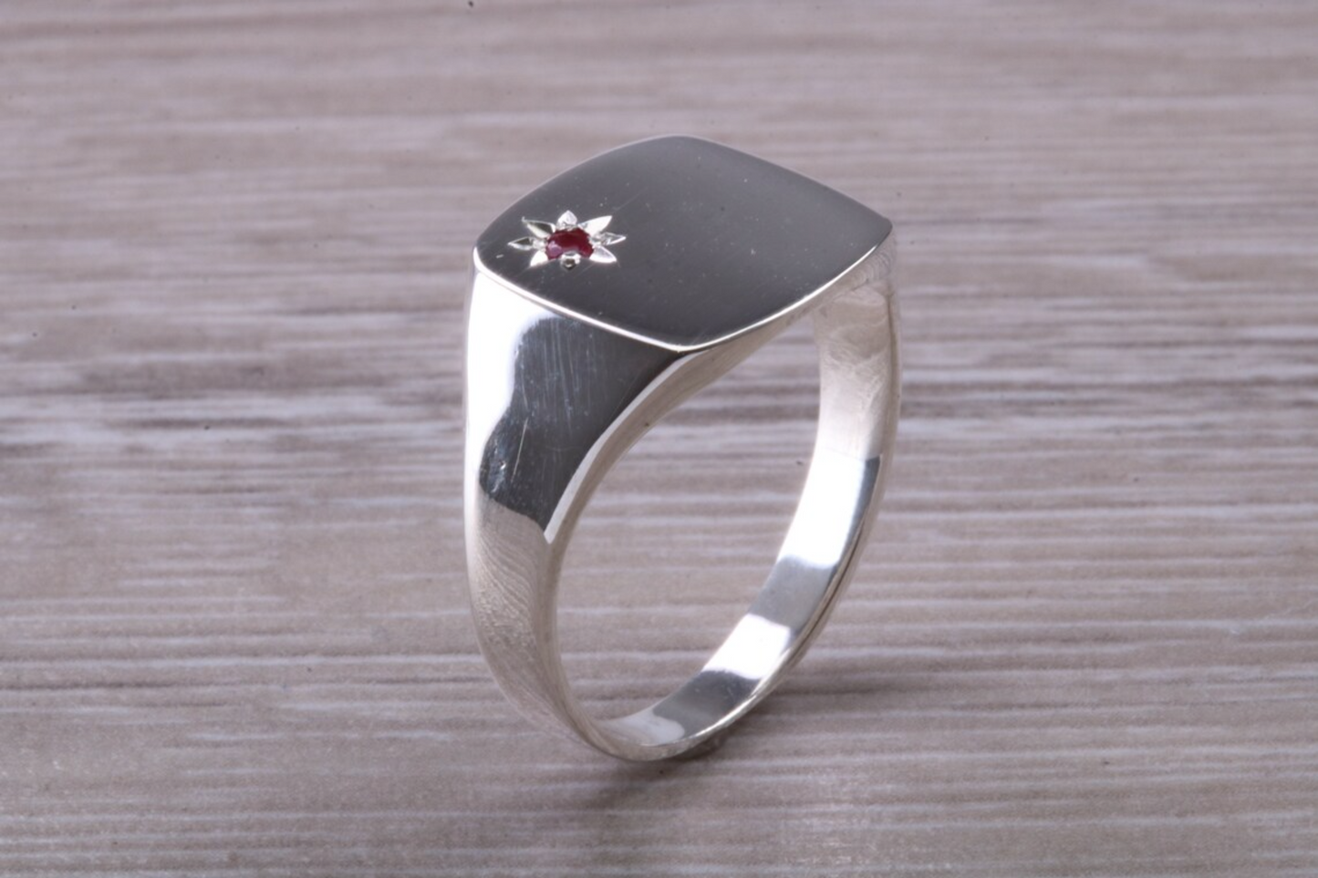 Silver Ring For Men’s | Squre Shape Gift For Him