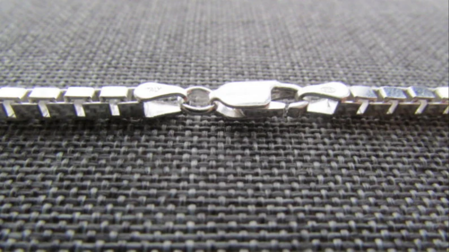 925 Italiana Chain Jewelry Box Chain Wholesale Silver Chains in Bulk