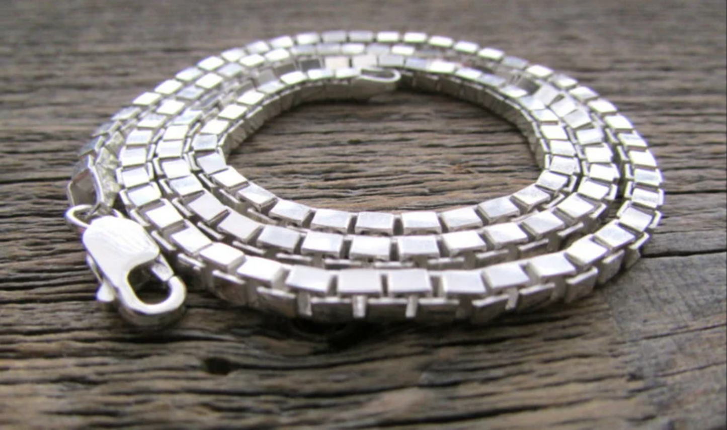 925 Italiana Chain Jewelry Box Chain Wholesale Silver Chains in Bulk