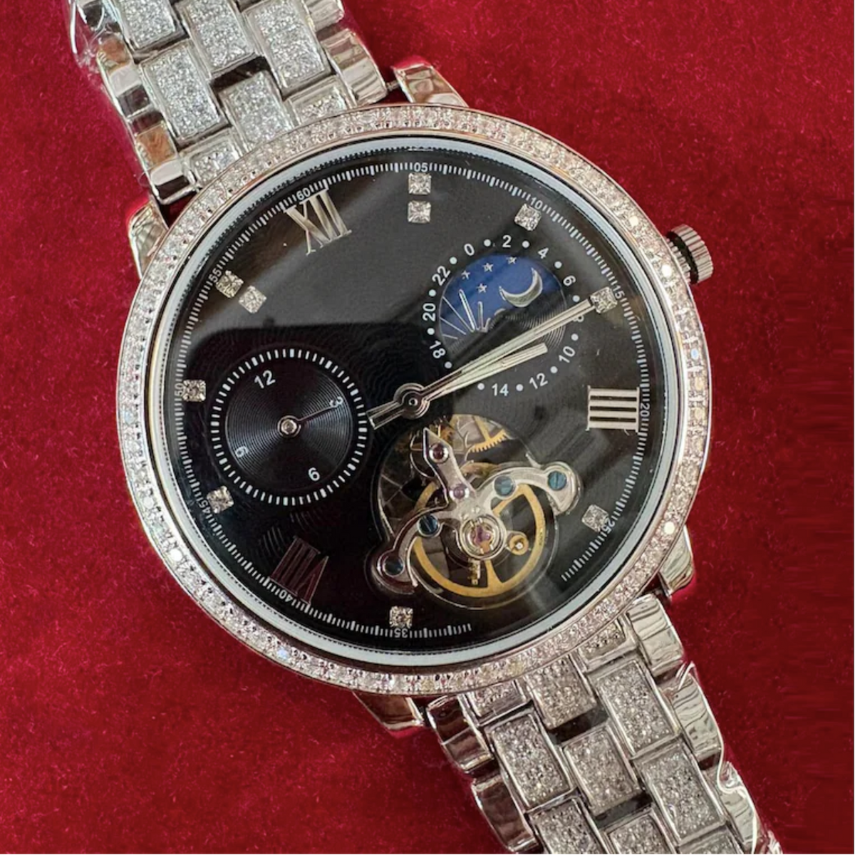 Handcrafted Sterling Silver 925 Unisex Watch | Unique Artisan Timepiece | Unique Gift for Him
