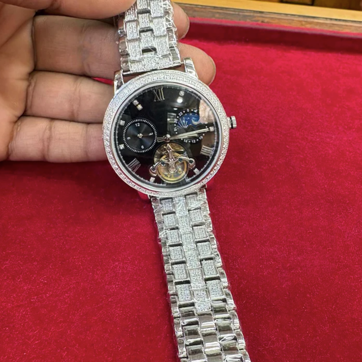 Handcrafted Sterling Silver 925 Unisex Watch | Unique Artisan Timepiece | Unique Gift for Him