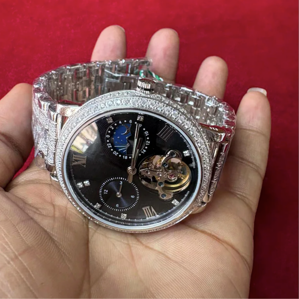 Handcrafted Sterling Silver 925 Unisex Watch | Unique Artisan Timepiece | Unique Gift for Him