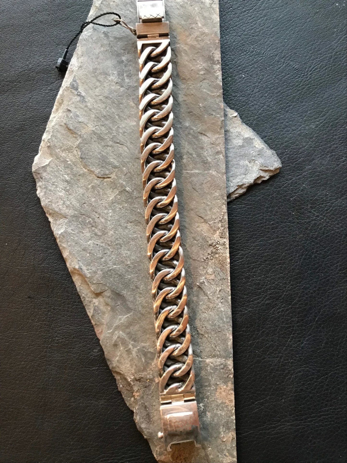 20mm Sterling Silver Cuban Link Bracelet