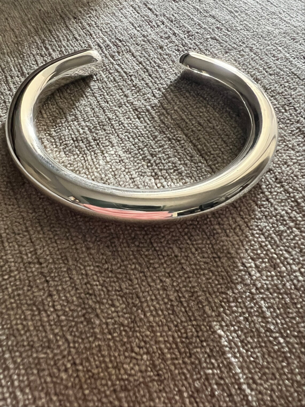 999 Solid Sterling Silver Bracelet Men's Glass polish