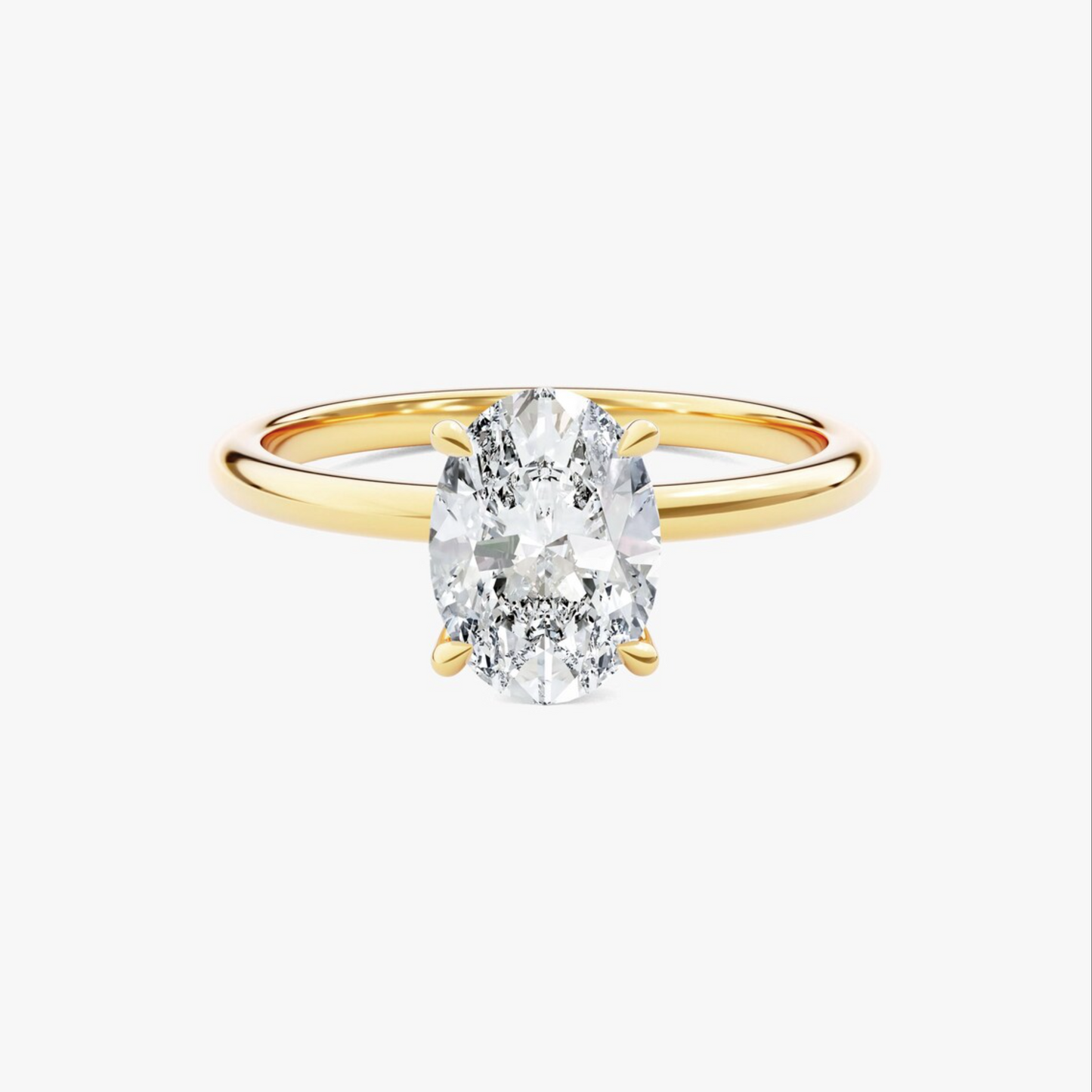 VVS Diamond Ring 14k Real Gold