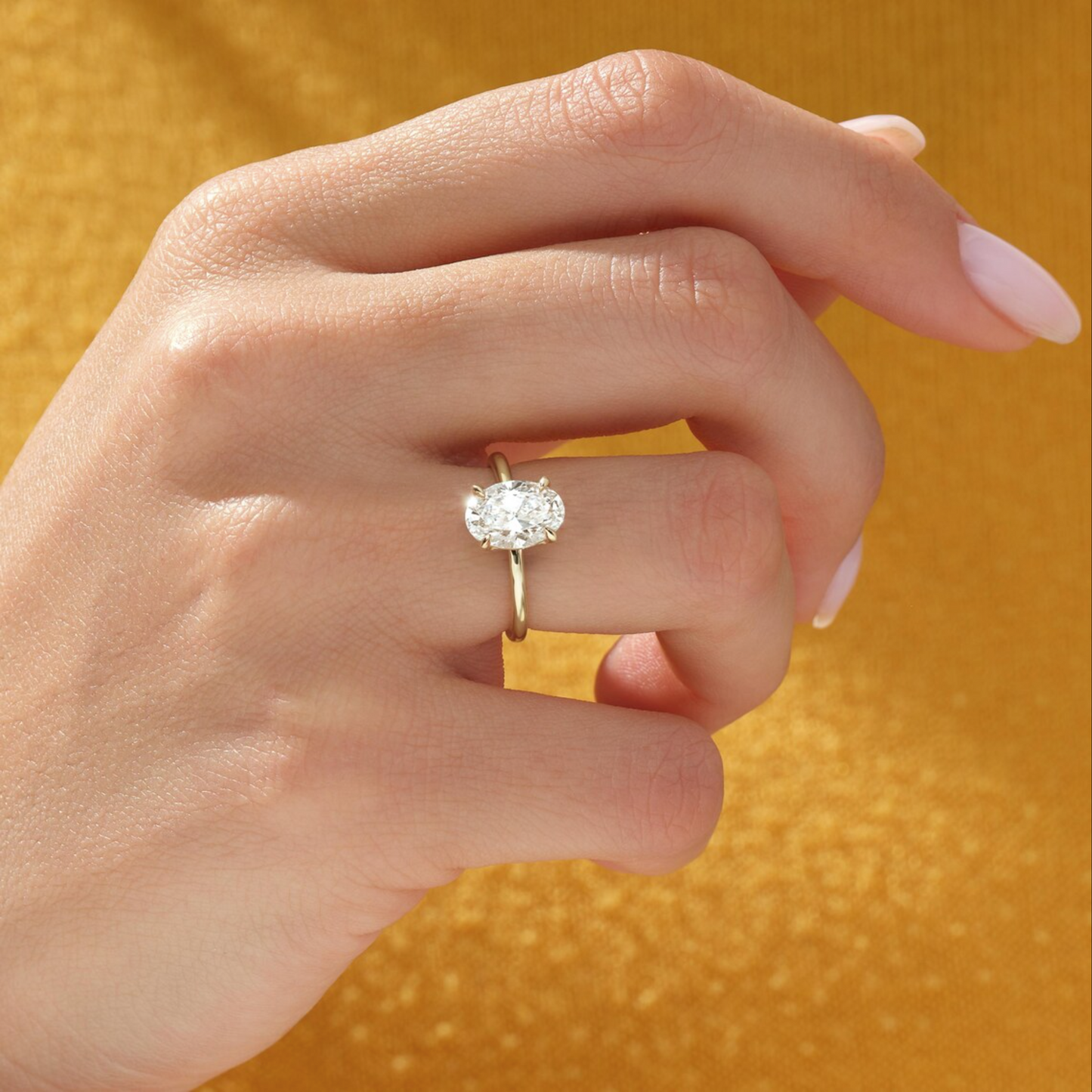 VVS Diamond Ring 14k Real Gold