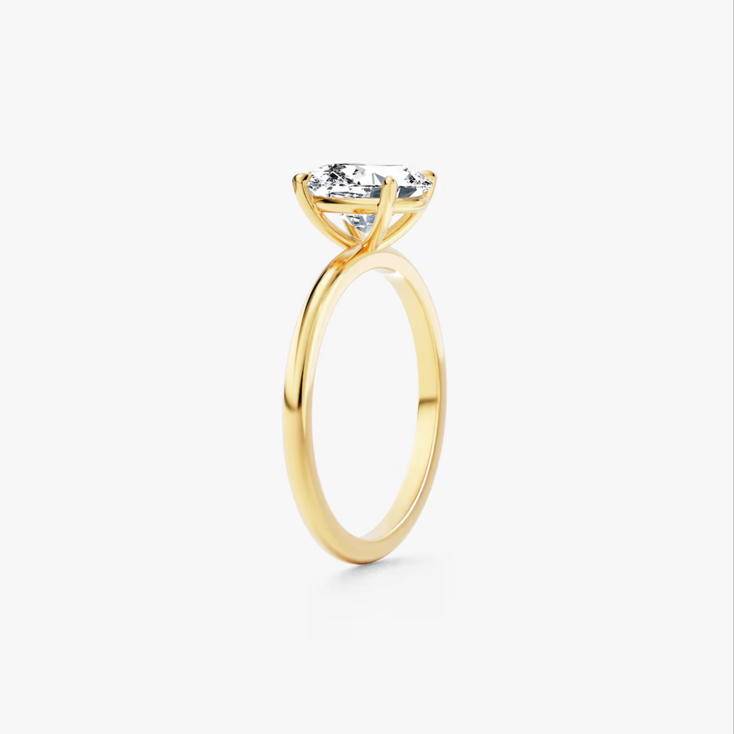 VVS Diamond Ring 14k Real Gold