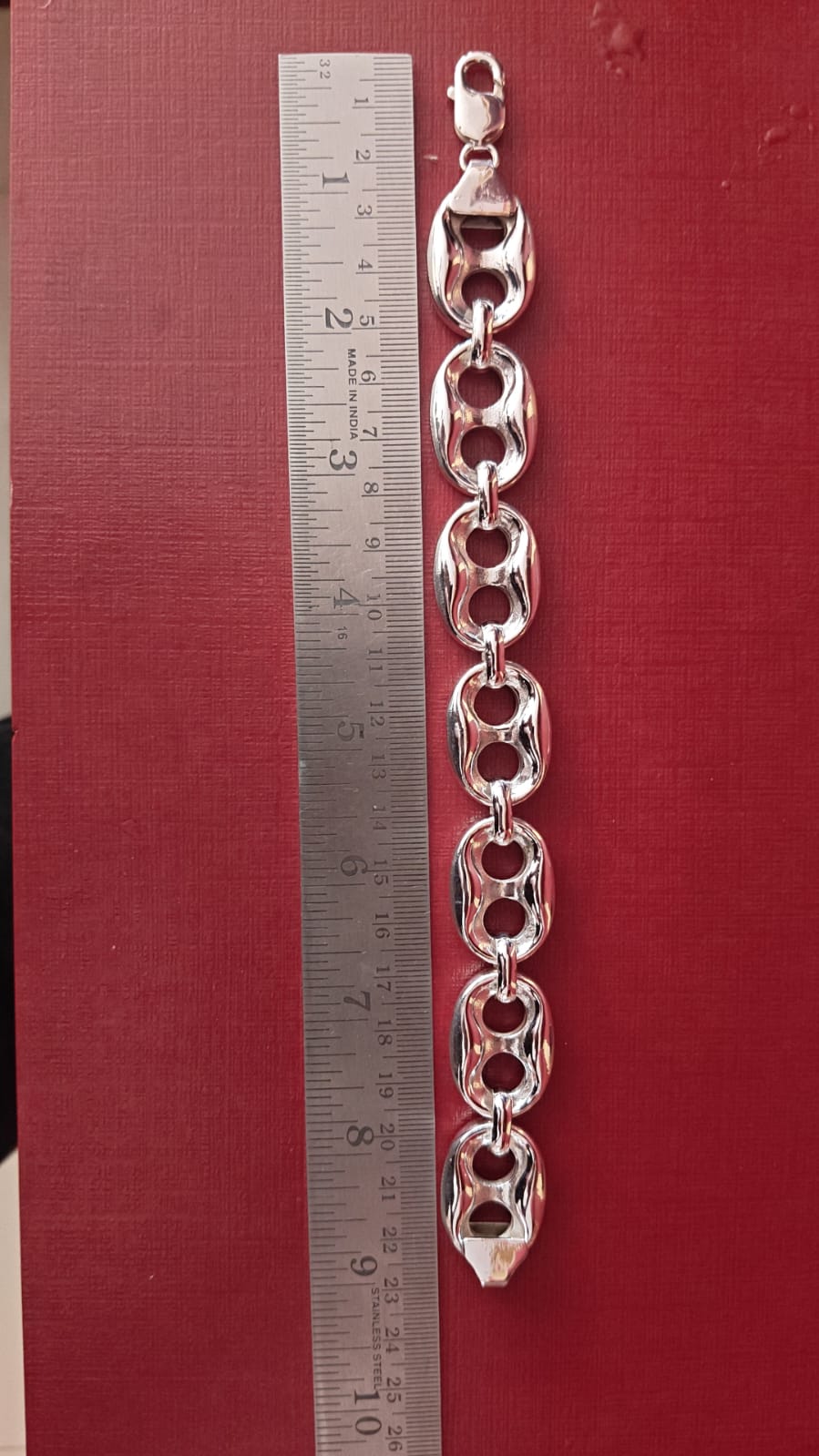 JUMBO Mariner Link Chain 925 Sterling Unique Bracelet