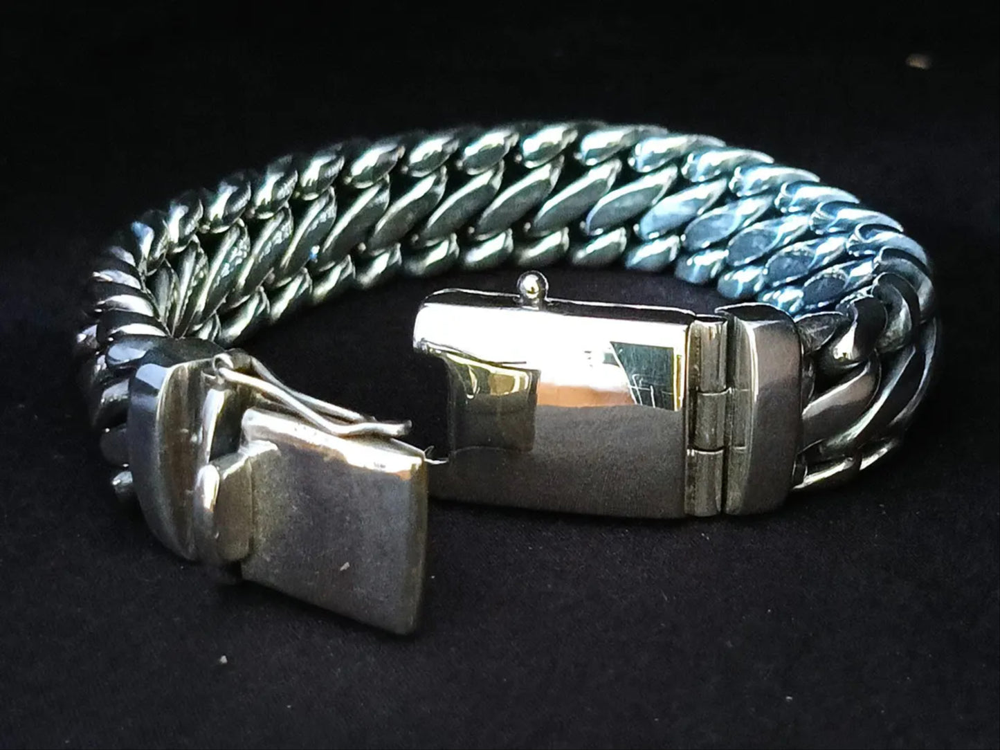 Men's 925 silver Snake Bracelet