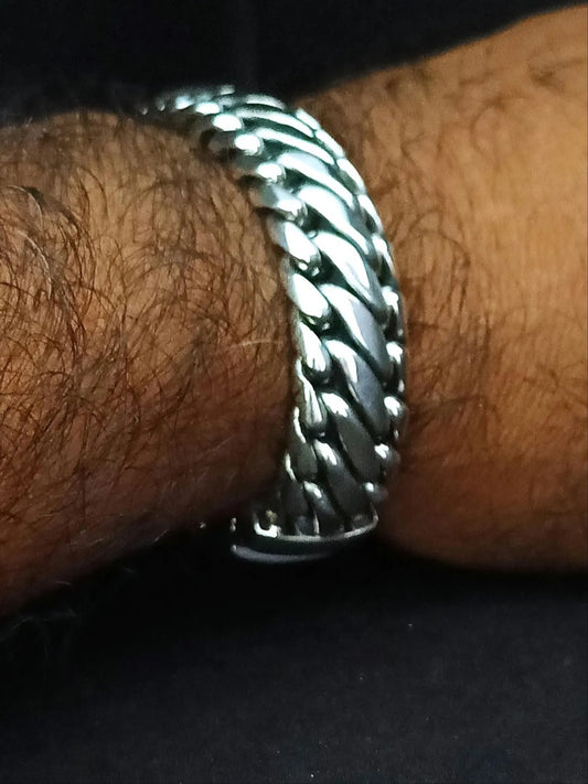 Men's 925 silver Snake Bracelet
