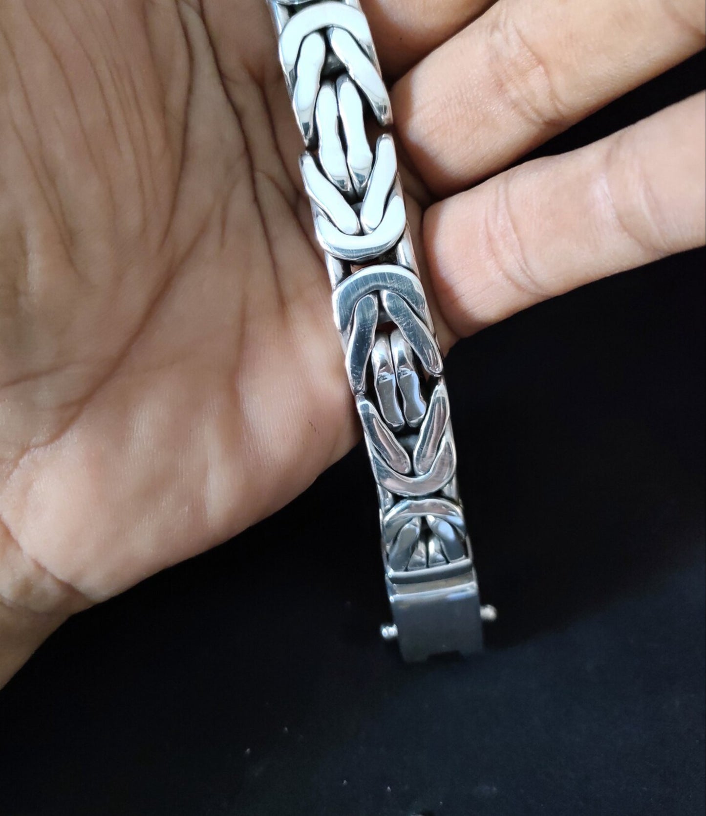 Heavy Bikers 925 Sterling Silver Bracelet