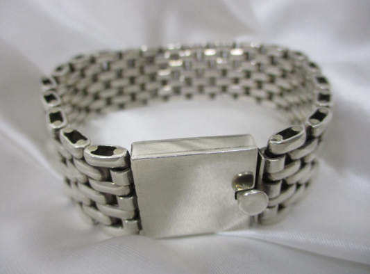 925 Sterling Silver Watch Bracelet Men