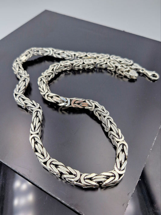 chain heavy byzantine link men 8mm