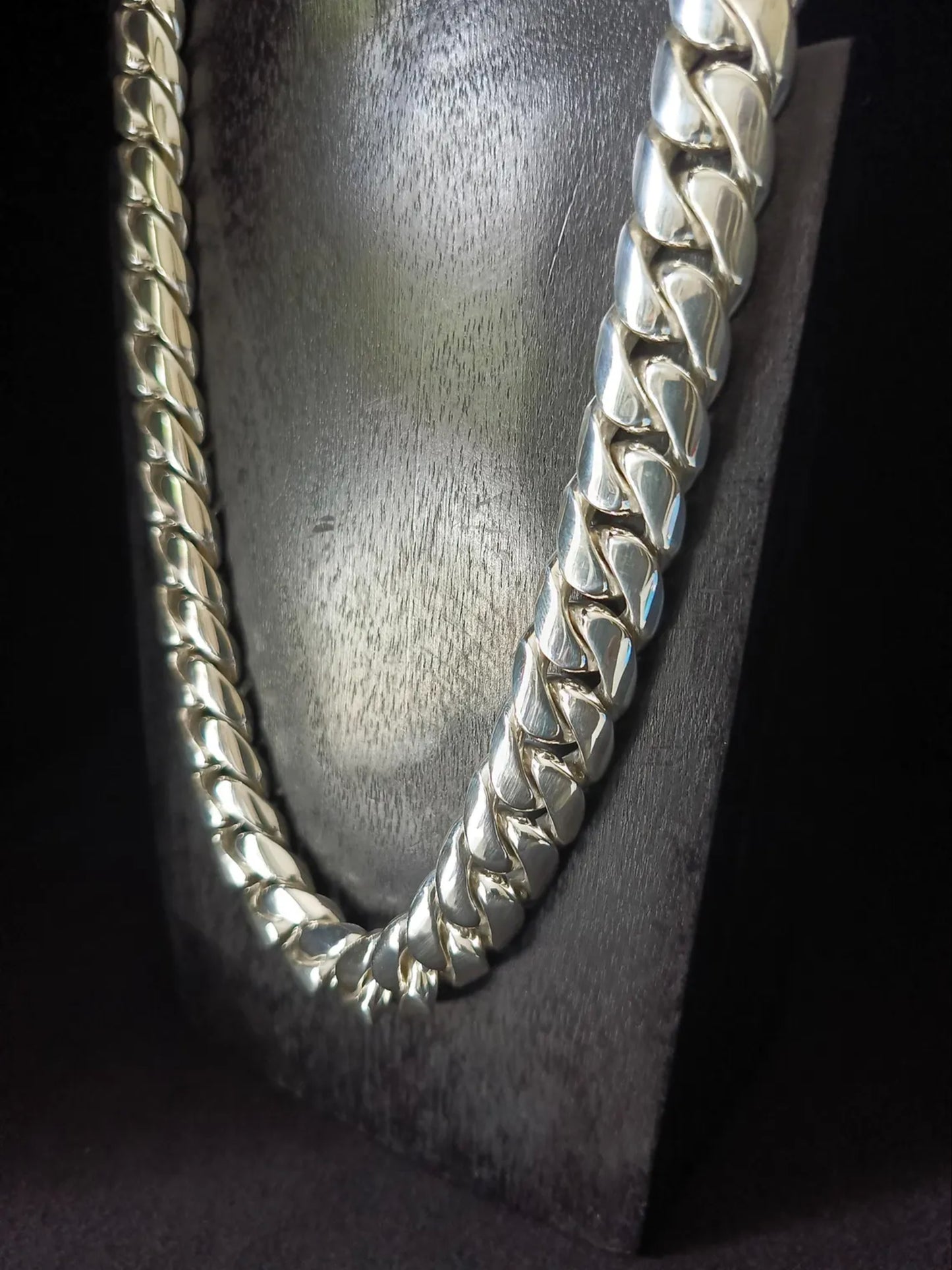 Heavy Big Link Cuban Link Chain Men 925