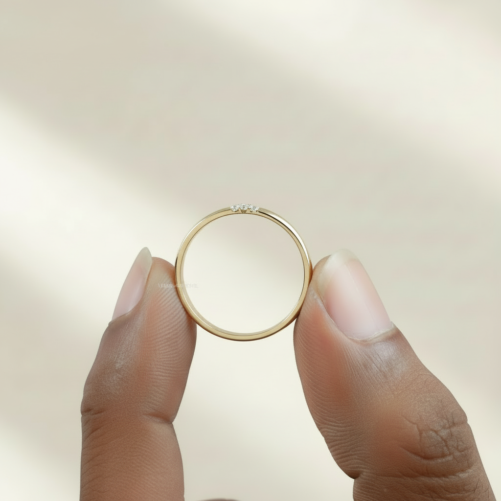 Diamond 14K Gold Ring Men