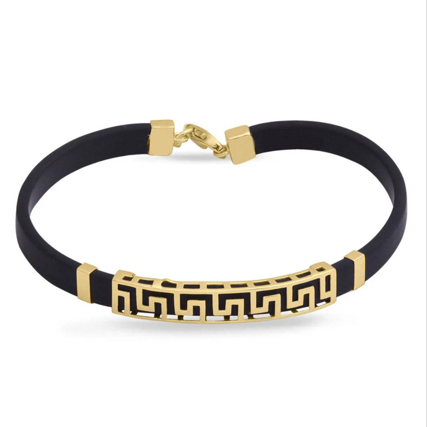 Mens Greek 18k gold bracelet