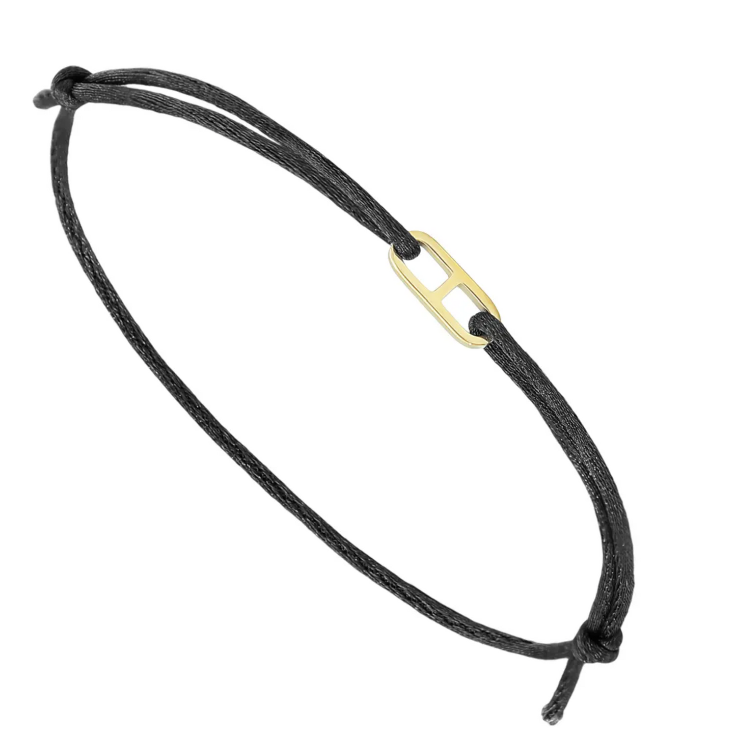 Real Gold 18K Good Fortune Charm Bracelet