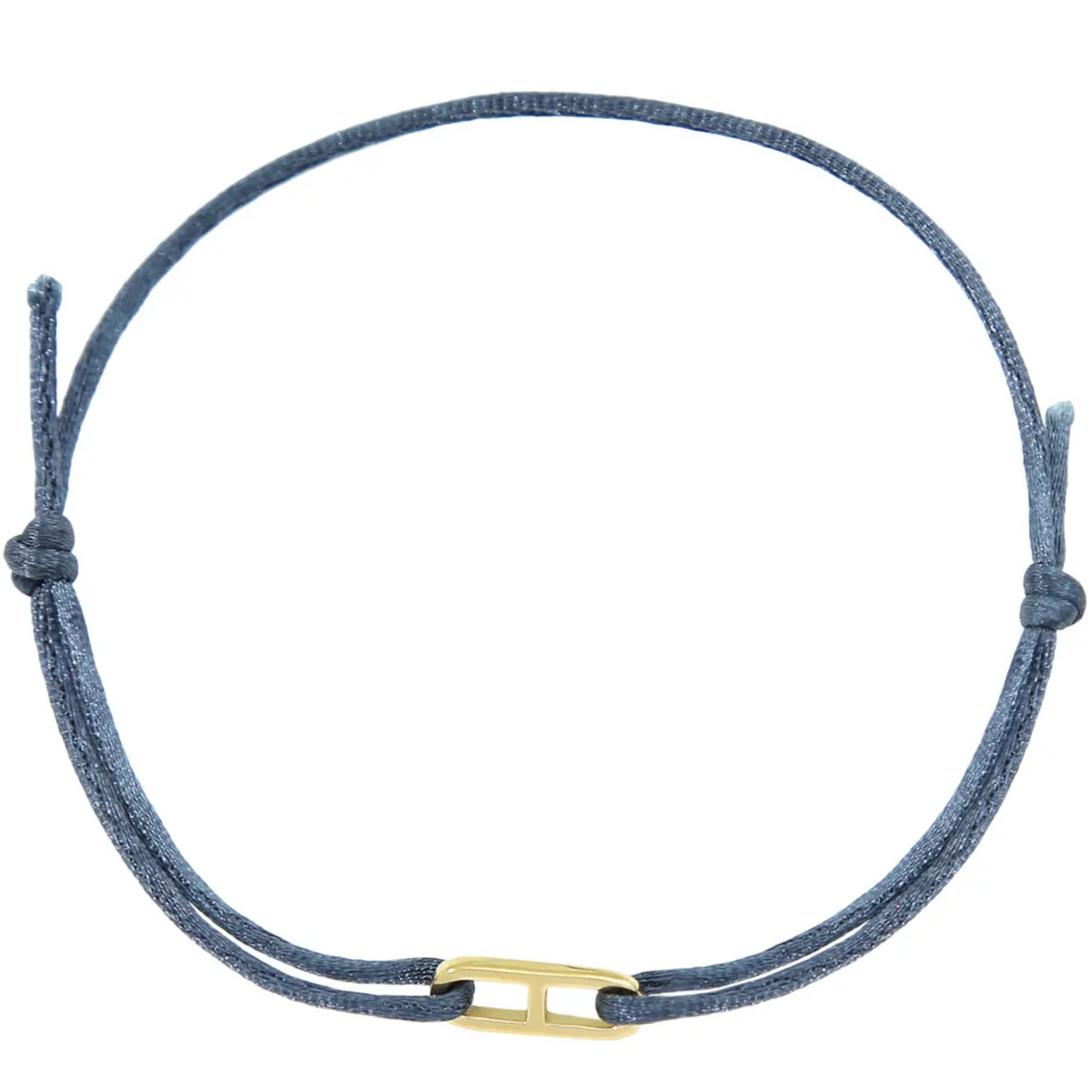 Real Gold 18K Good Fortune Charm Bracelet