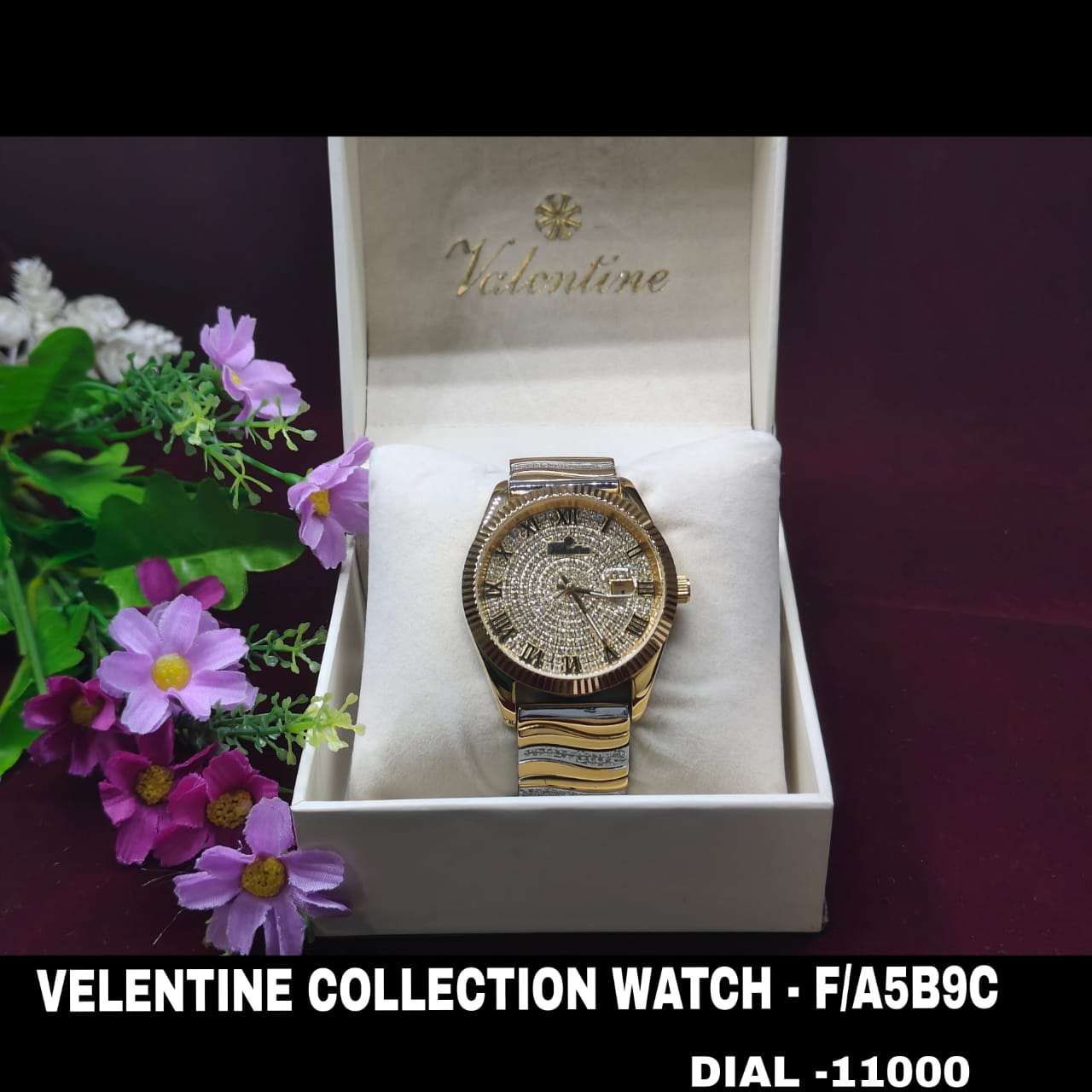 Real 925 Sterling Silver Watch Gold Finish