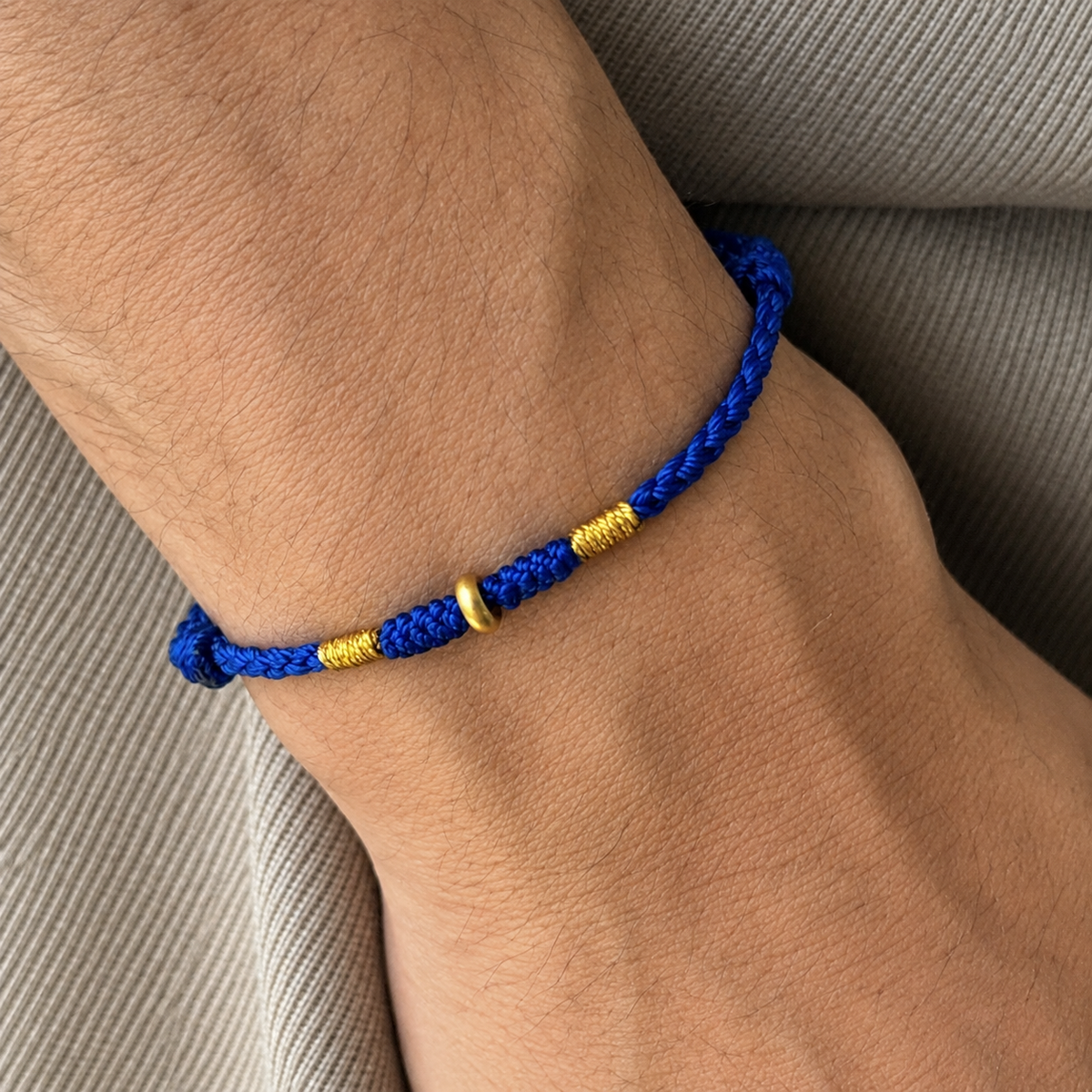Good luck 18K Gold Bracelet Men's
