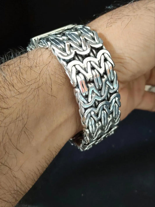 30mm" 925 silver Bracelet Men