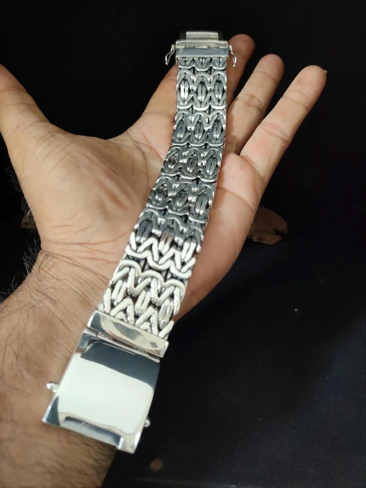 30mm" 925 silver Bracelet Men