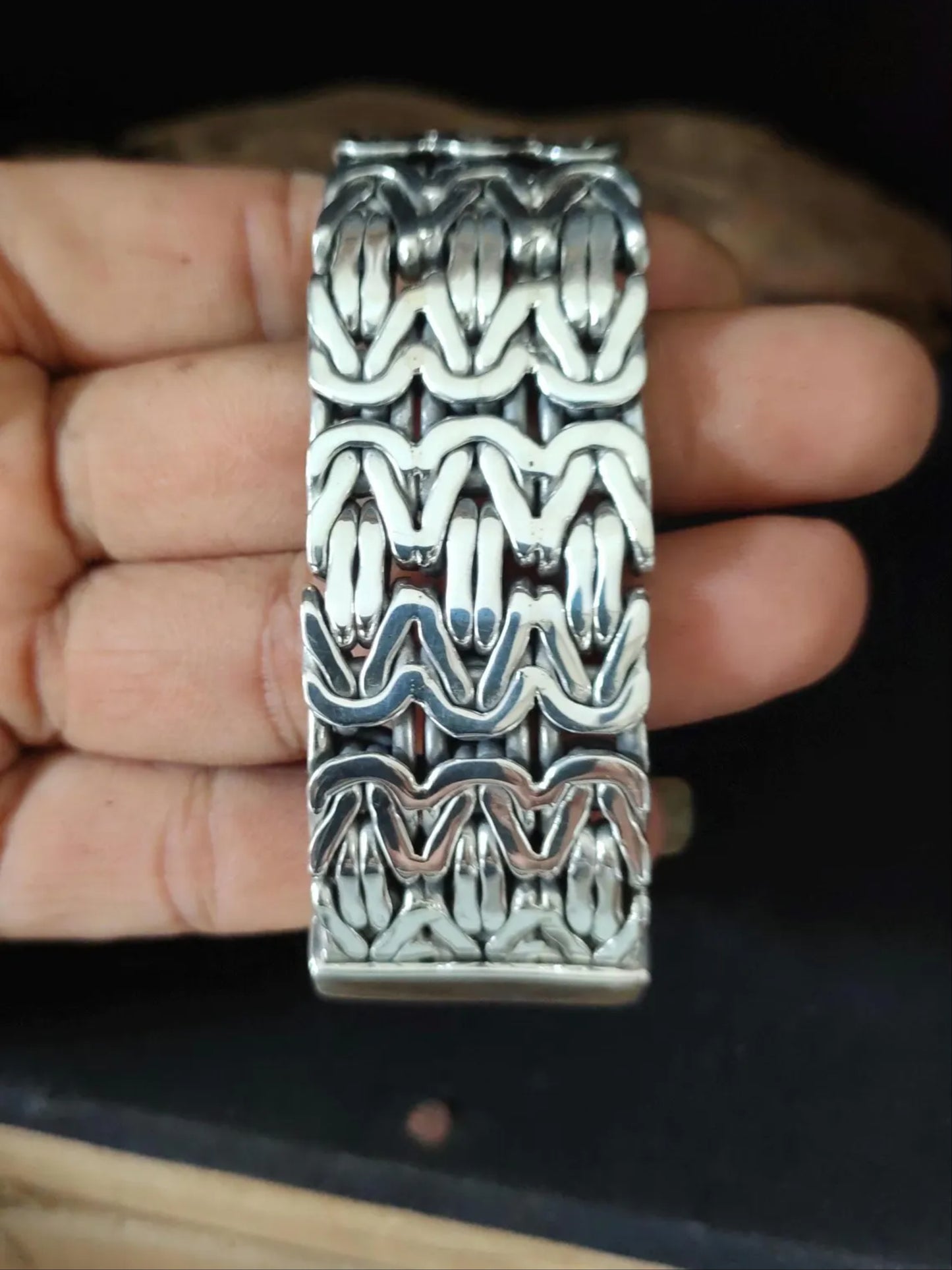 30mm" 925 silver Bracelet Men