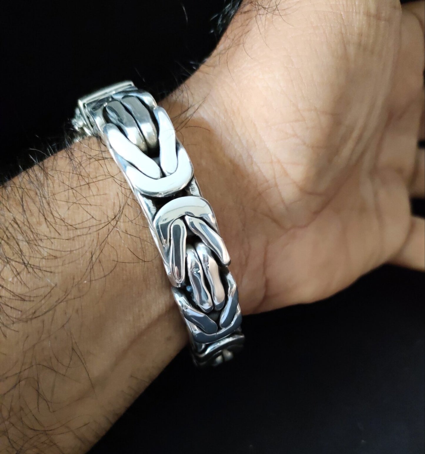 Heavy Bikers 925 Sterling Silver Bracelet