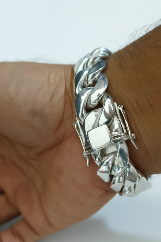 heavyest curb link bracelet mens

