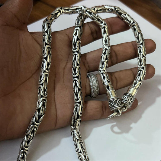 Heavy chain men 925 silver CU43
