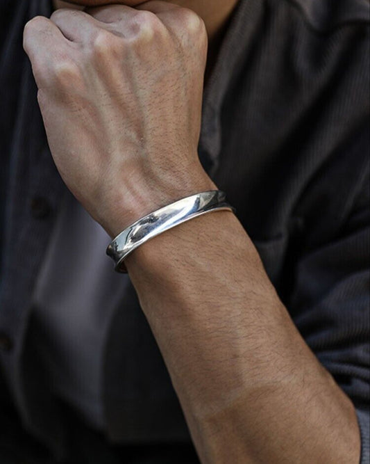 Men's Custom Engraved Cuff Bracelet