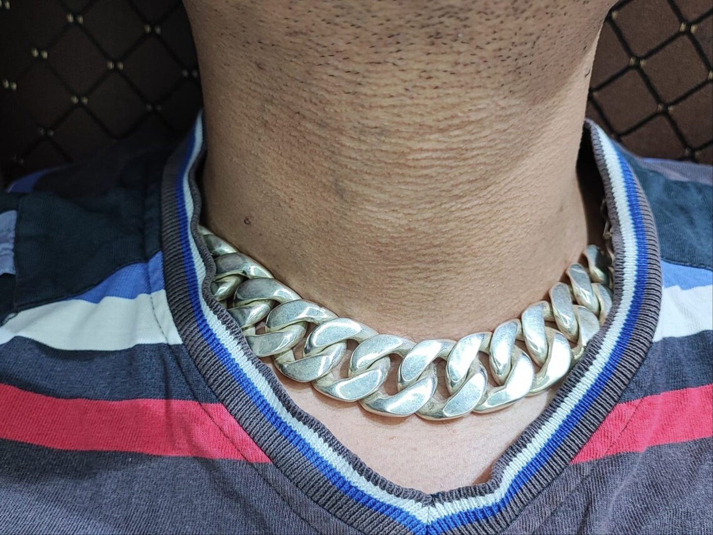 heavy-curb-link Chain Mens
