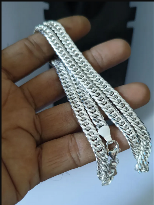 Curb Link 925 Sterling Silver Chain Necklace