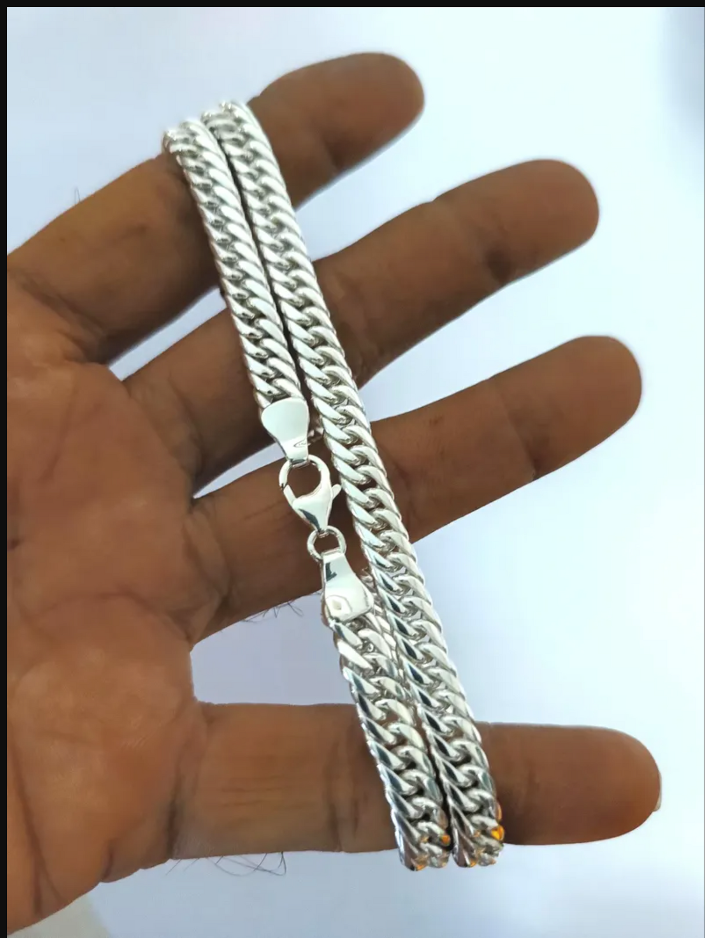 Curb Link 925 Sterling Silver Chain Necklace