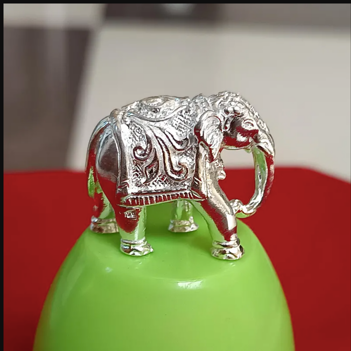 925 Solid Sterling Silver Lucky Elephant Charm Pair