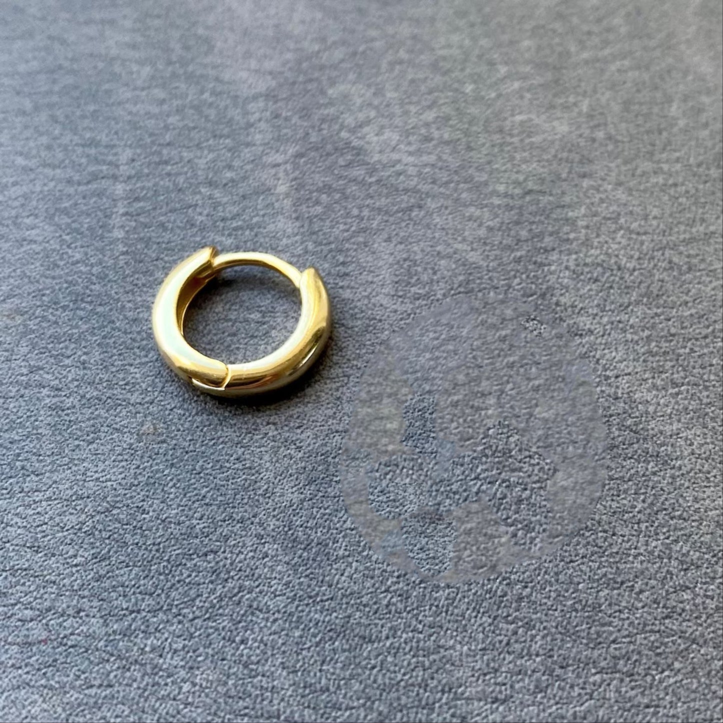 14k Gold Hoops Men