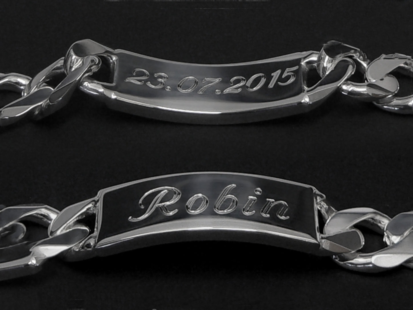 ID Bracelet 925 Sterling Silver Name Personalize