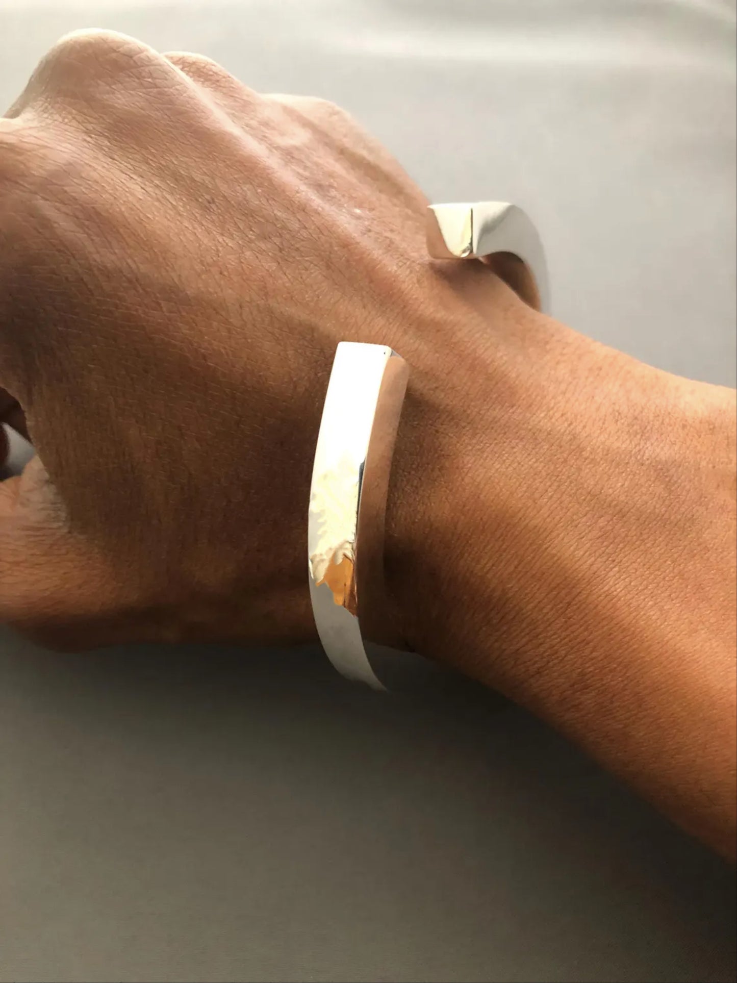 Large 999 silver Cuff bracelet