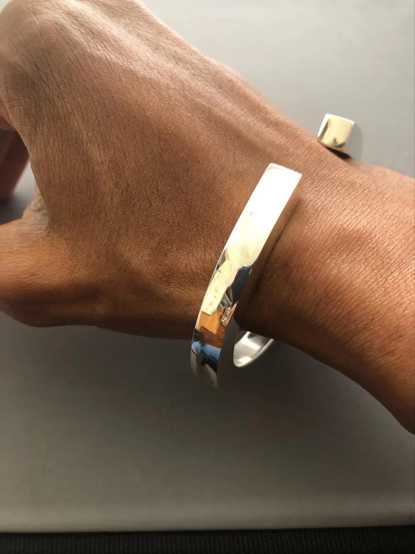 Large 999 silver Cuff bracelet