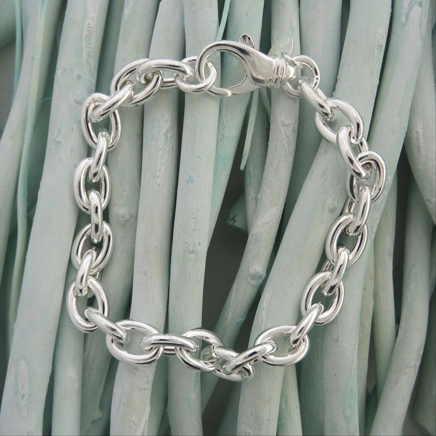 Link Chain Silver Men's Bracelet