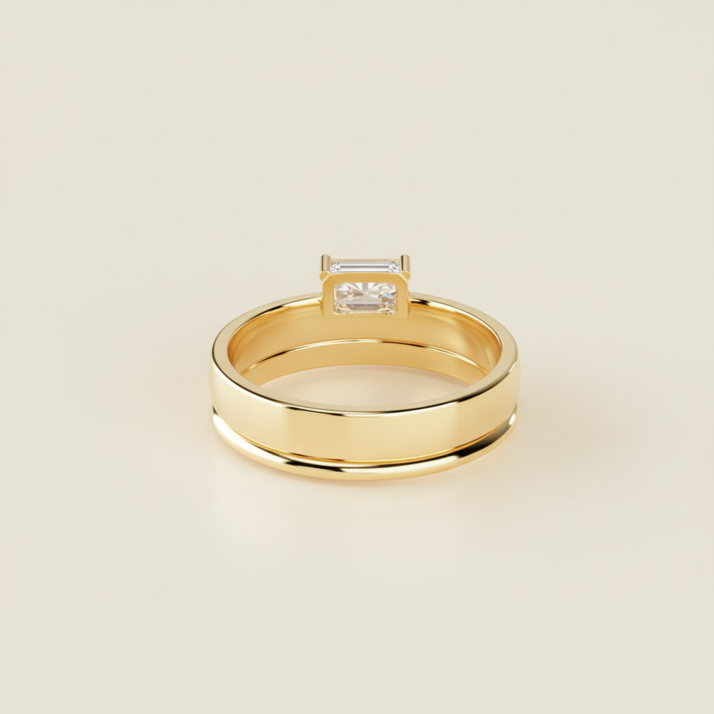 14k gold diamond ring