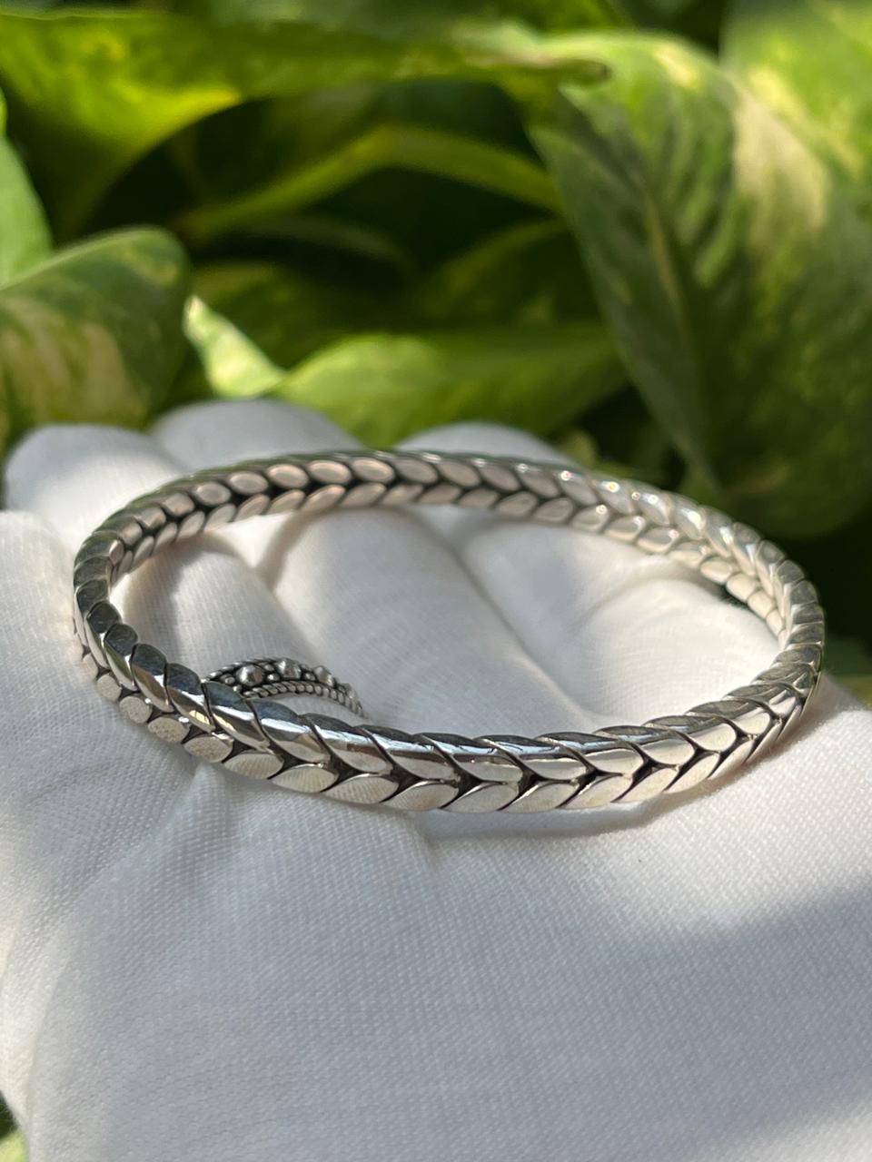 Sterling Silver Fully Solid bangle bracelet