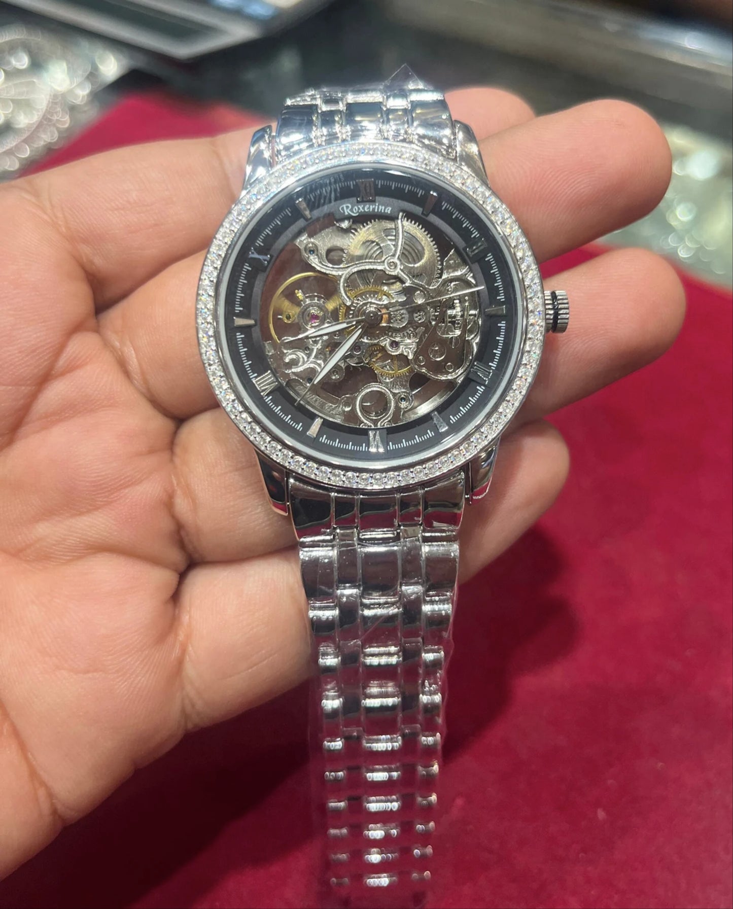 Pure 925 Silver Watch For Mens