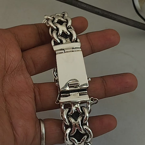 bikers-silver-link-chain-necklace