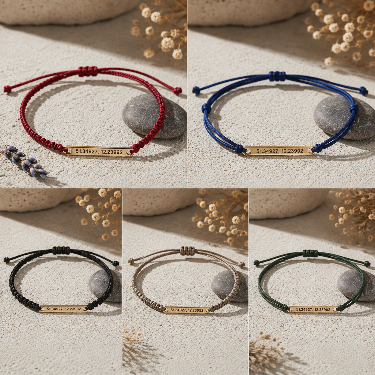 Real gold custom engrave bracelet