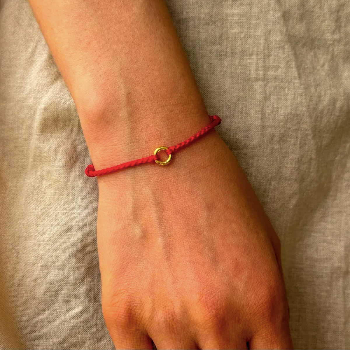 Solid 18k Gold Lucky Bracelet Men's