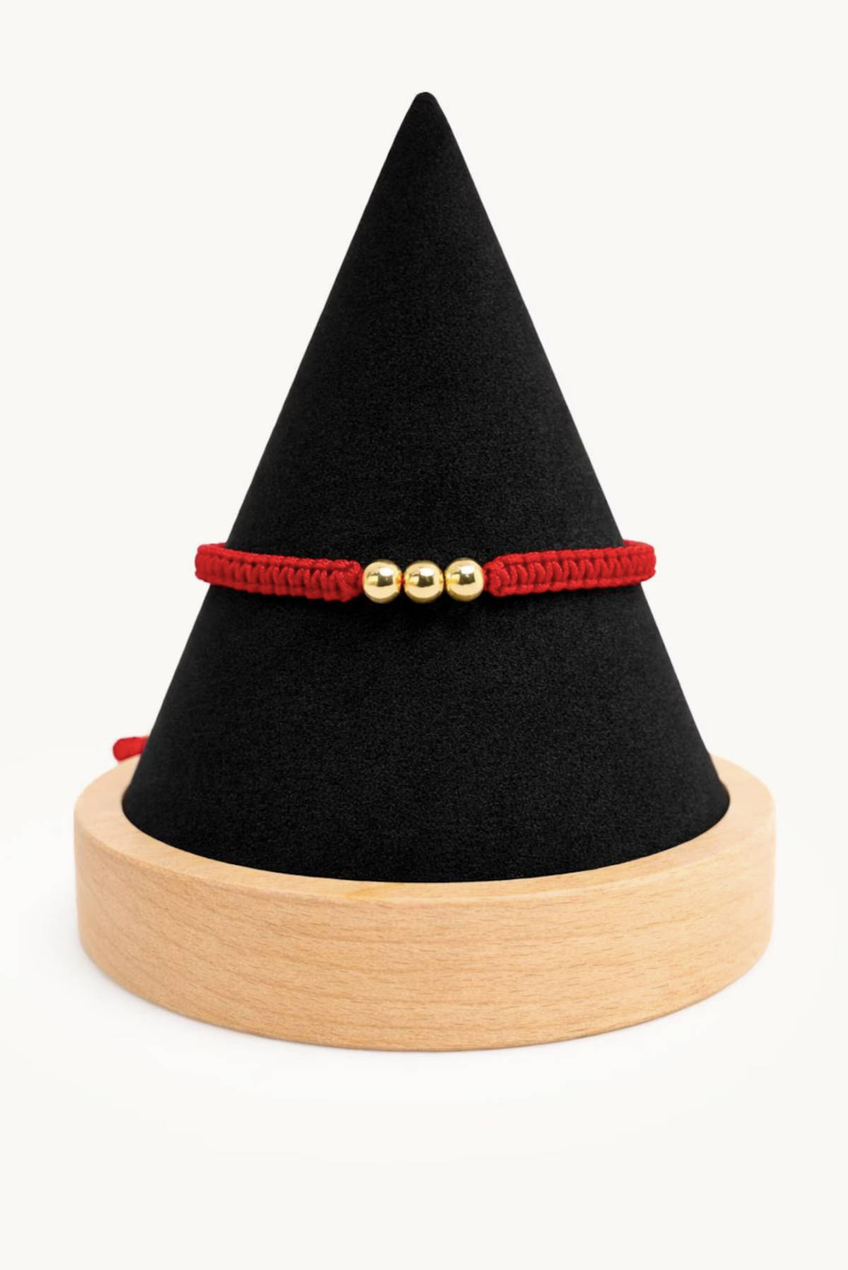 Real 18k Gold Beaded Bracelet Men's