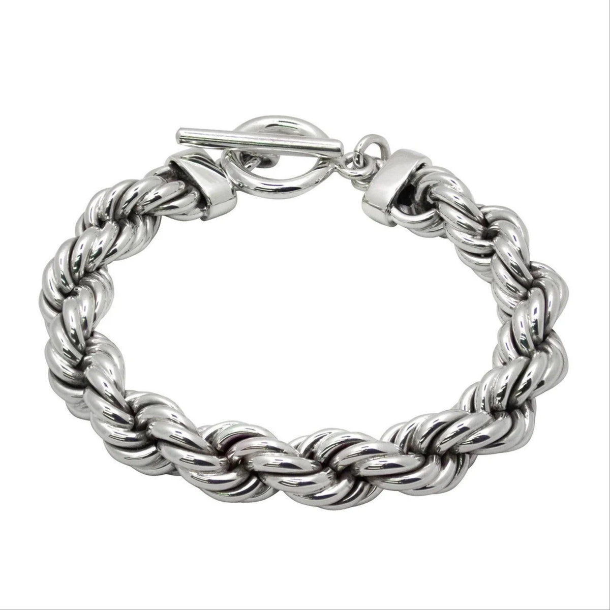 Real solid 925 sterling silver bracelet men's