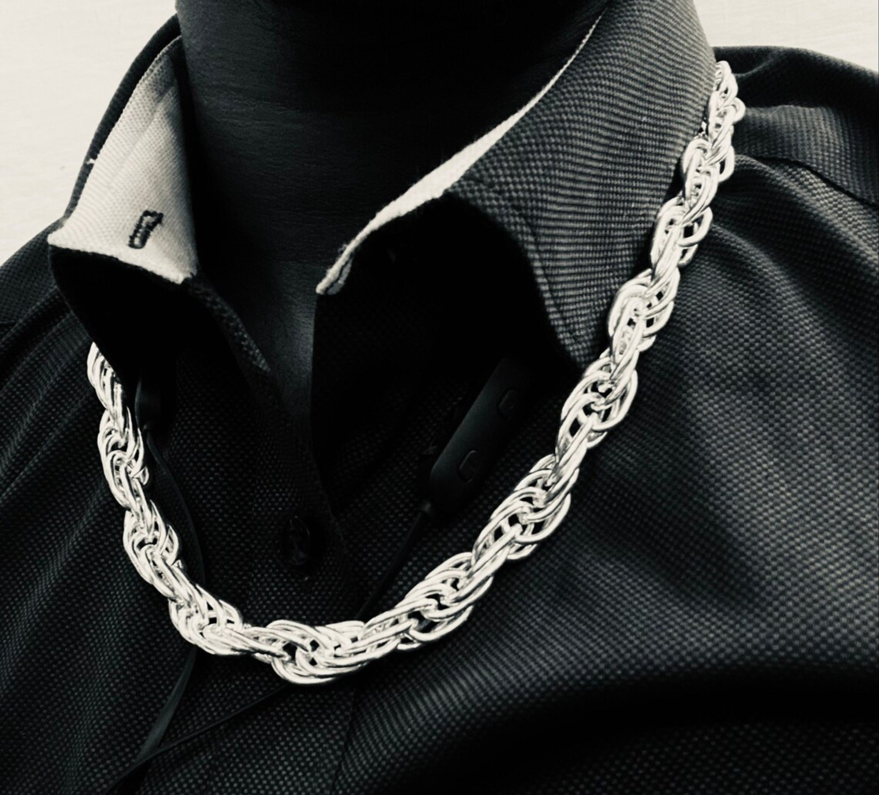 Rope Chain Heavy Silver 925 Disco Style – CUBAN
