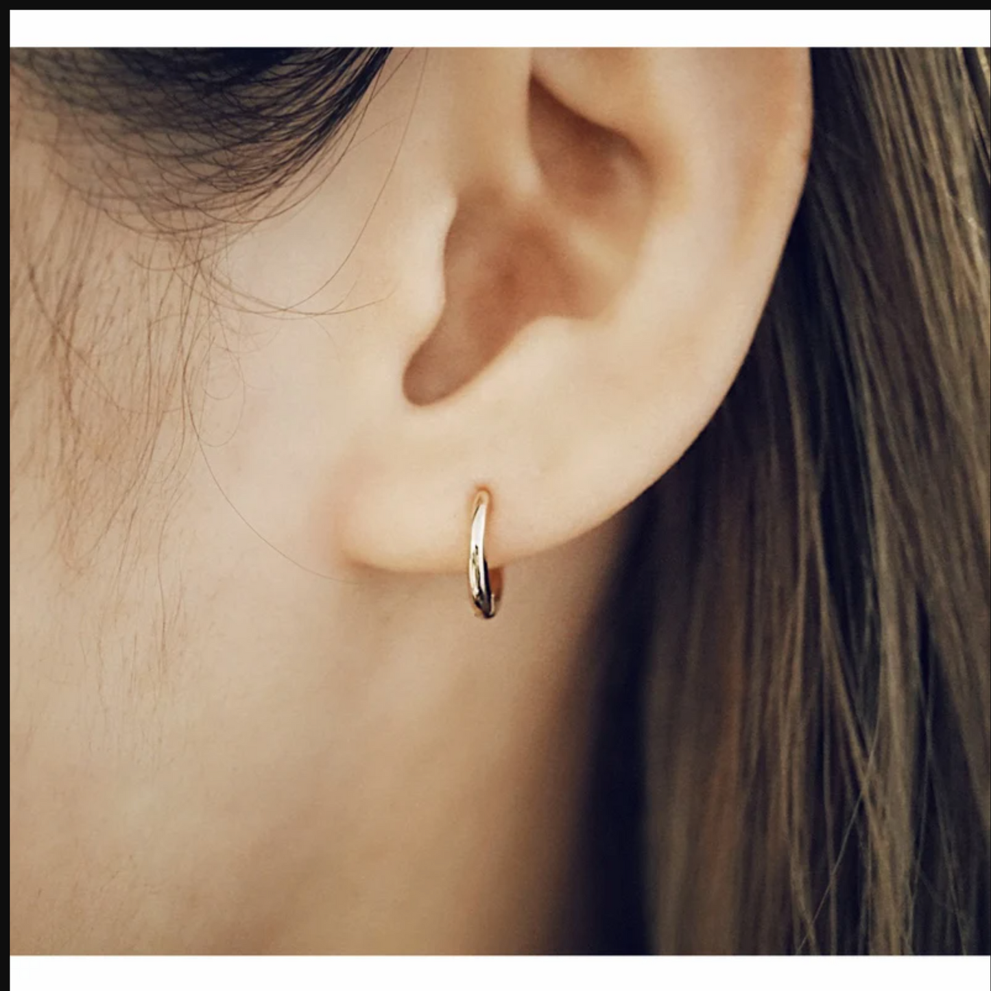 18k gold hoop earrings men's